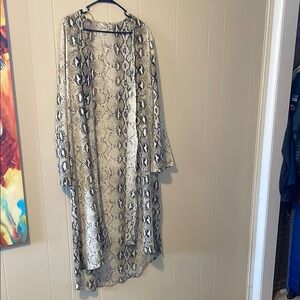 Snakeskin Kimono/Duster